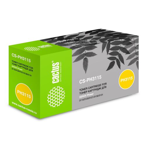 Тонер Картридж 109R00725 черный (3000стр.) (Cactus)