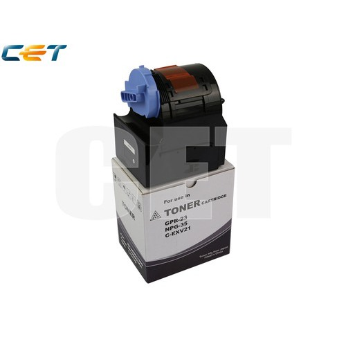 Тонер-картридж C-EXV21 Black, 575г, 25000 стр. (CET)