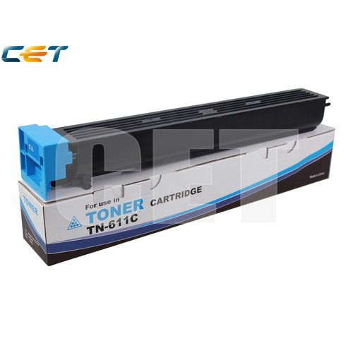 Тонер-картридж TN-611C голубой, 460г, 27000 стр. (CET)