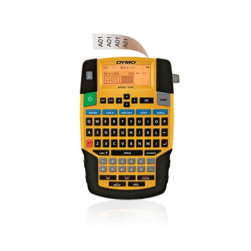 Индустриальный ленточный принтер DYMO Rhino 4200, клавиатура - QWERTY латиница (Original)