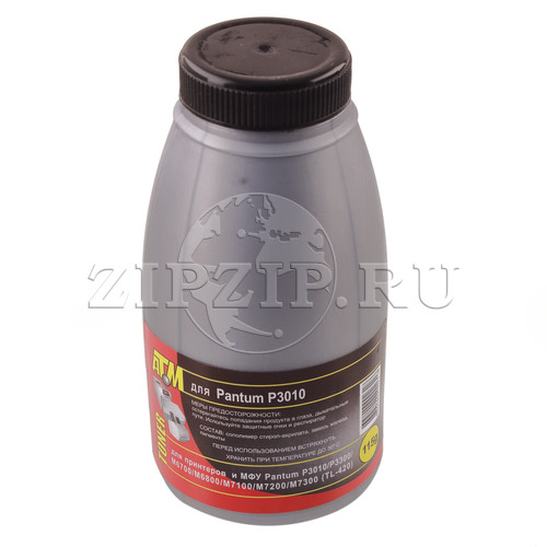 Тонер P3010/P3300/M6700/M6800/M7100  (фл. 115г)  фас.Россия (Black&White)
