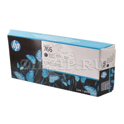 Картридж лазерный HP 766 для HP DesignJet XL 3600 MFP, 300 мл, черный матовый
