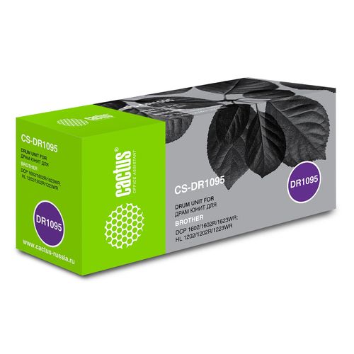 Блок фотобарабана Cactus CS-DR1095 DR-1095 черный ч/б:10000стр. для DCP 1602R, HL 1202/1202R Brother (Cactus)