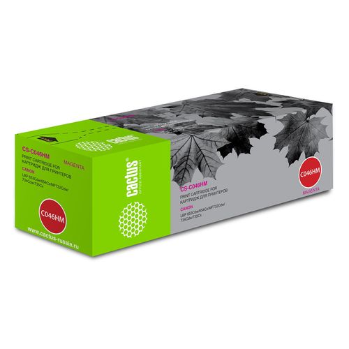 Картридж лазерный Cactus CS-C046HM 046 H M пурпурный (5000стр.) для Canon LBP 653Cdw/654Cx/MF732Cdw/734Cdw/735Cx (Cactus)
