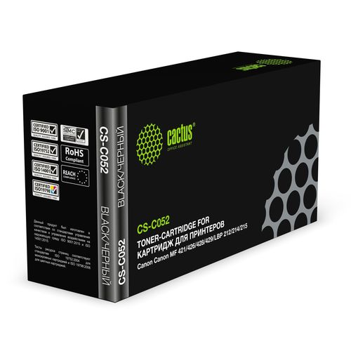 Картридж лазерный Cactus CS-C052 Cartridge 052 черный (3100стр.) (Cactus)