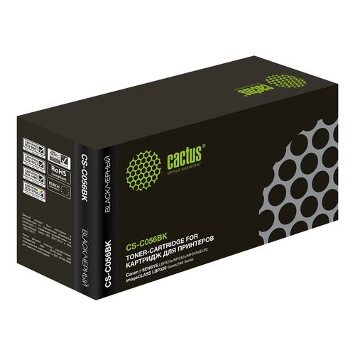 Картридж лазерный Cactus CS-C056BK 056BK черный (10000стр.) для Canon i-SENSYS LBP325x/MF542x/MF543x (Cactus)