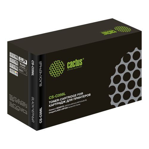Картридж лазерный Cactus CS-C056L 056 L черный (5100стр.) для Canon imageCLASS LBP320 Series/540 Series (Cactus)