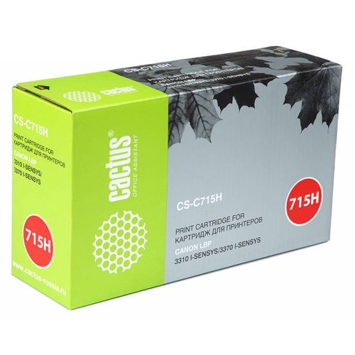 Картридж лазерный Cactus CS-C715H 715H черный (7000стр.) для Canon i-Sensys 3310/3370 (Cactus)