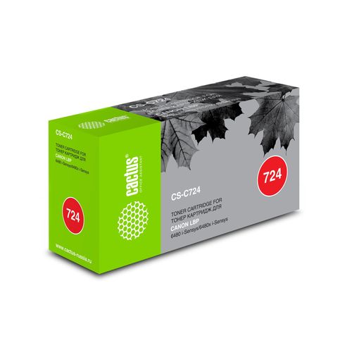 Картридж лазерный Cactus CS-C724 724 черный (6000стр.) для Canon LBP 6480/6750/6480x/6750dn (Cactus)