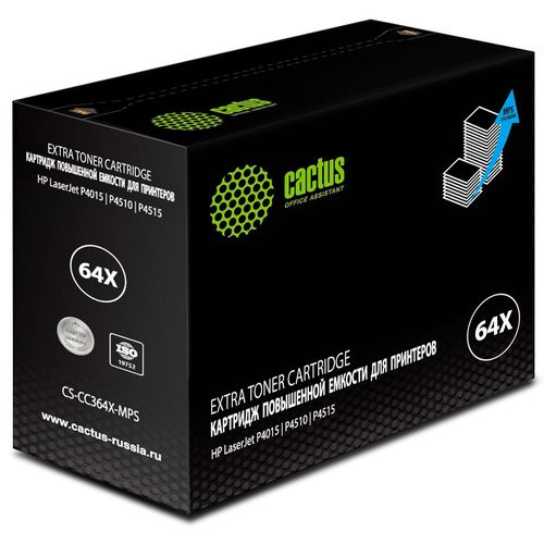 Картридж лазерный Cactus CS-CC364X-MPS CC364XX черный (30000стр.) (Cactus)
