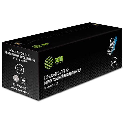 Картридж лазерный Cactus CS-CF230X-MPS CF230XX черный (5000стр.) (Cactus)