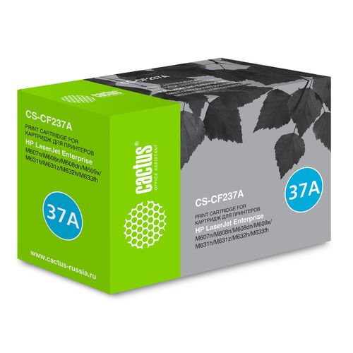 Картридж лазерный Cactus CS-CF237A CF237A черный (11000стр.) для HP LJ M607n/M608n/M608dn/M609x/M631h/M631z/M632h (Cactus)