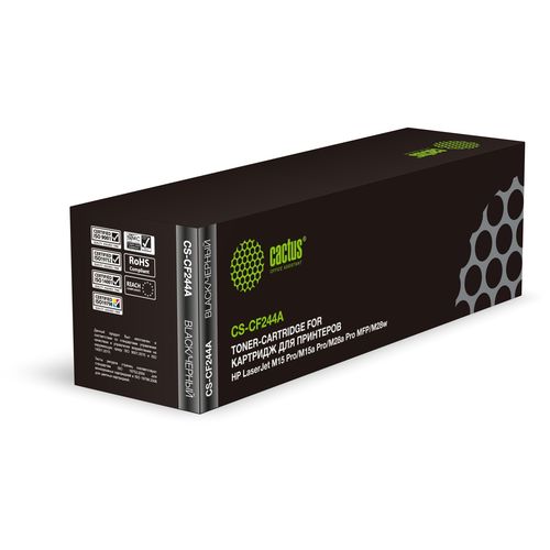 Картридж лазерный Cactus CS-CF244A CF244A черный (1000стр.) для HP LJ M15 Pro/M15a Pro/M28a Pro MFP/M28w Pro MFP (Cactus)