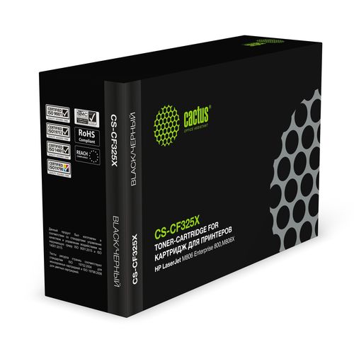 Картридж лазерный Cactus CS-CF325X CF325X черный (40000стр.) для HP LJ M806 Enterprise 800,M806X (Cactus)