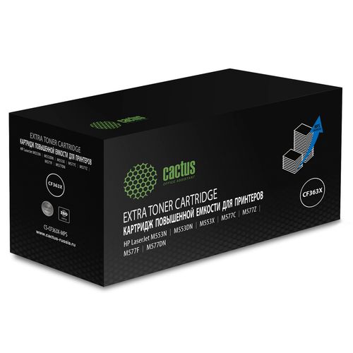 Картридж лазерный Cactus CS-CF363X-MPS CF363XX пурпурный (18000стр.) для HP CLJ M552dn/M553dn/M553N/M553x (Cactus)