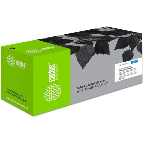 Картридж лазерный Cactus CS-CF471X CF471X голубой (23000стр.) для HP Color LJ Enterprise Flow M681dh/M681f/M682z (Cactus)