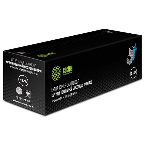 Картридж лазерный Cactus CS-CF532A-MPS CF532X желтый (2700стр.) для HP CLJ Pro M154a/M154nw/MFP M180n/M180nw/M181fw (Cactus)
