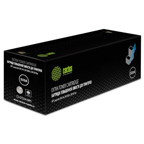 Картридж лазерный Cactus CS-CF533A-MPS CF533X пурпурный (2700стр.) для HP CLJ Pro M154a/M154nw/MFP M180n/M180nw/M181fw (Cactus)