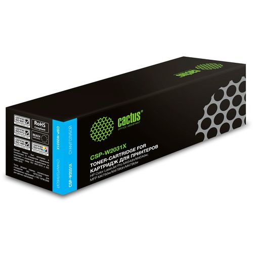 Картридж лазерный Cactus CSP-W2031X 415X голубой (6000стр.) (Cactus)