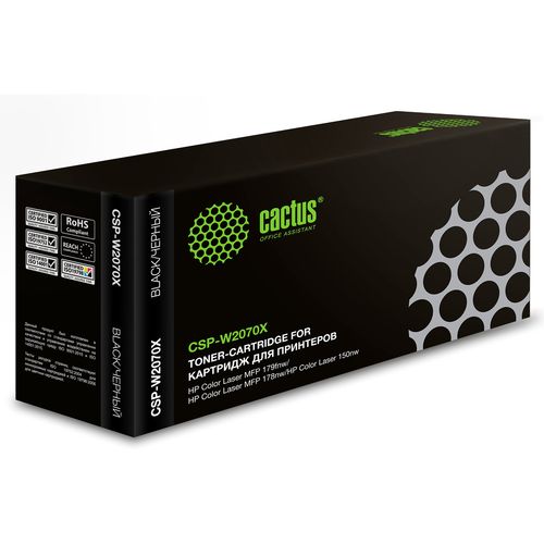 Картридж лазерный Cactus CSP-W2070X 117X черный (1500стр.) для HP Color Laser 150a/150nw/178nw MFP/179fnw MFP (Cactus)