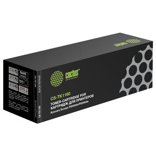 Картридж лазерный Cactus CS-TK1160 TK-1160 черный (7200стр.) (Cactus)