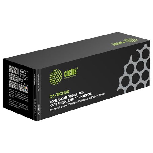 Картридж лазерный Cactus CS-TK3160 TK-3160 черный (12500стр.) (Cactus)
