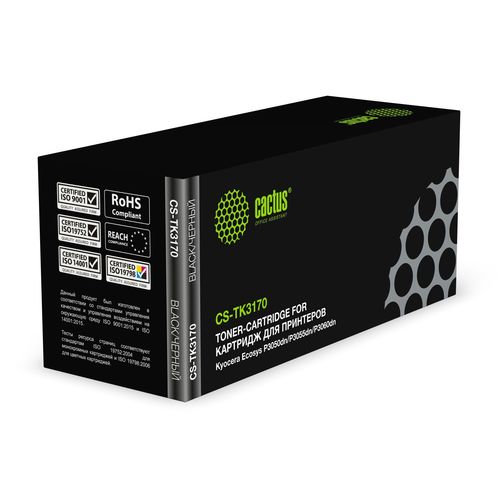 Картридж лазерный Cactus CS-TK3170 TK-3170 черный (15500стр.) (Cactus)