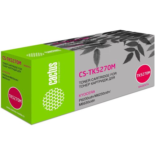 Картридж лазерный Cactus CS-TK5270M TK-5270M пурпурный (6000стр.) (Cactus)
