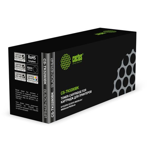 Картридж лазерный Cactus CS-TK5280BK TK-5280BK черный (13000стр.) (Cactus)