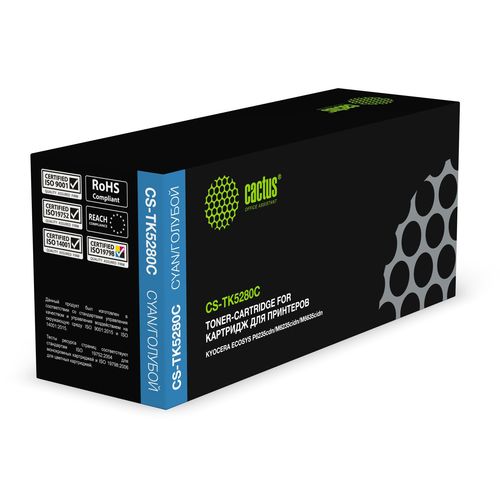 Картридж лазерный Cactus CS-TK5280C TK-5280C голубой (11000стр.) (Cactus)