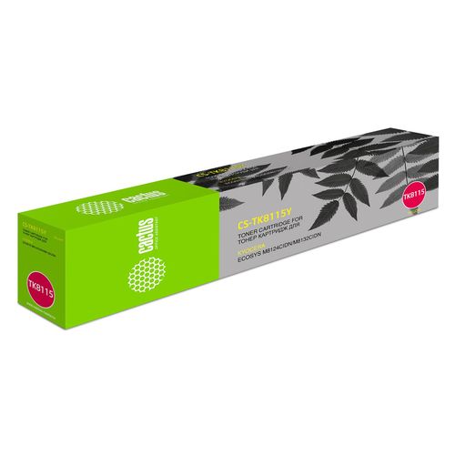 Картридж лазерный Cactus CS-TK8115Y TK-8115Y желтый (6000стр.) (Cactus)