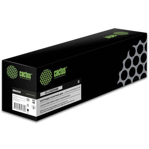 Картридж лазерный Cactus CS-LX52D5H00 52D5H00 черный (25000стр.) (Cactus)