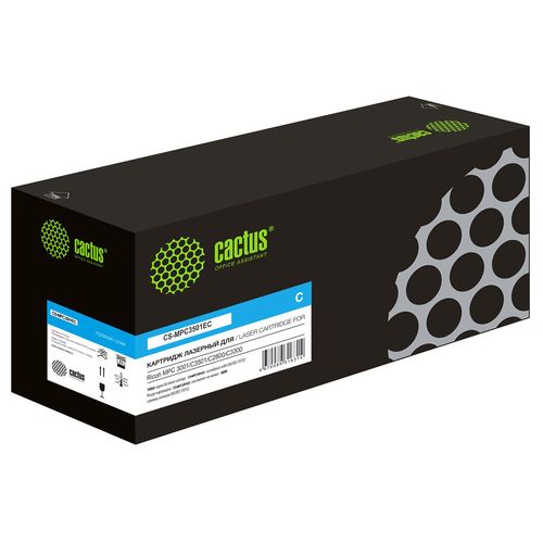 Картридж лазерный Cactus CS-MPC3501EC 841427 голубой (16000стр.) (Cactus)