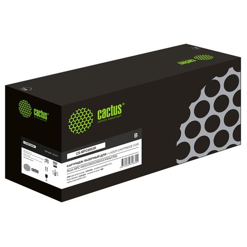 Картридж лазерный Cactus CS-MPC6003K 841853 черный (33000стр.) (Cactus)