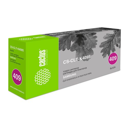 Картридж лазерный Cactus CS-CLT-K409S CLT-K409S черный (1500стр.) (Cactus)