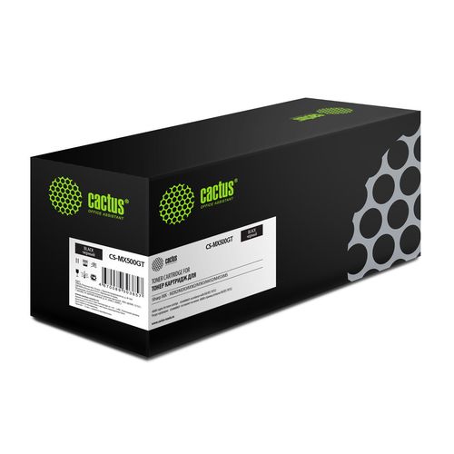 Картридж лазерный Cactus CS-MX500GT черный (40000стр.) для Sharp MX-M282/M283/M362/M363/M452/M453/M502/M503 (Cactus)