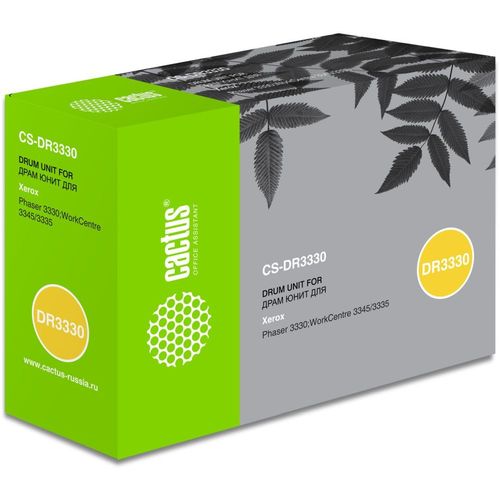 Блок фотобарабана Cactus CS-DR3330 101R00555 черный ч/б:30000стр. (Cactus)