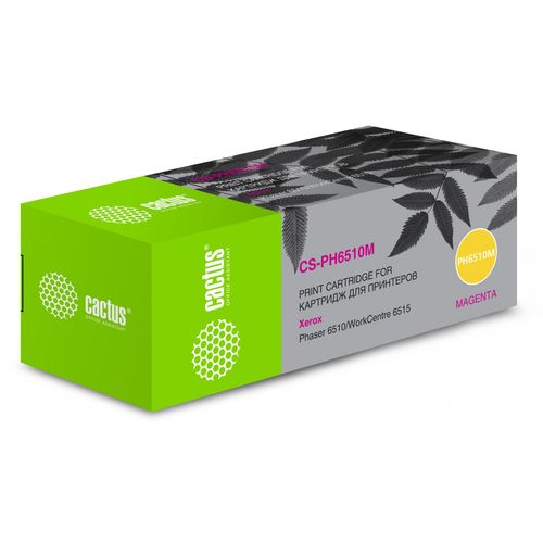 Картридж лазерный Cactus CS-PH6510M 106R03486 пурпурный (2400стр.) (Cactus)