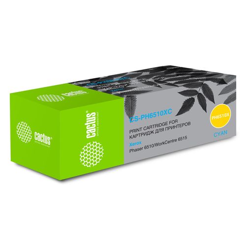 Картридж лазерный Cactus CS-PH6510XC 106R03693 голубой (4300стр.) (Cactus)