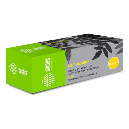 Картридж лазерный Cactus CS-PH6510XY 106R03695 желтый (4300стр.) (Cactus)
