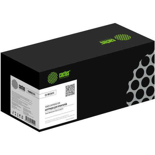 Картридж лазерный Cactus CS-WC3655 106R02741 черный (25900стр.) (Cactus)