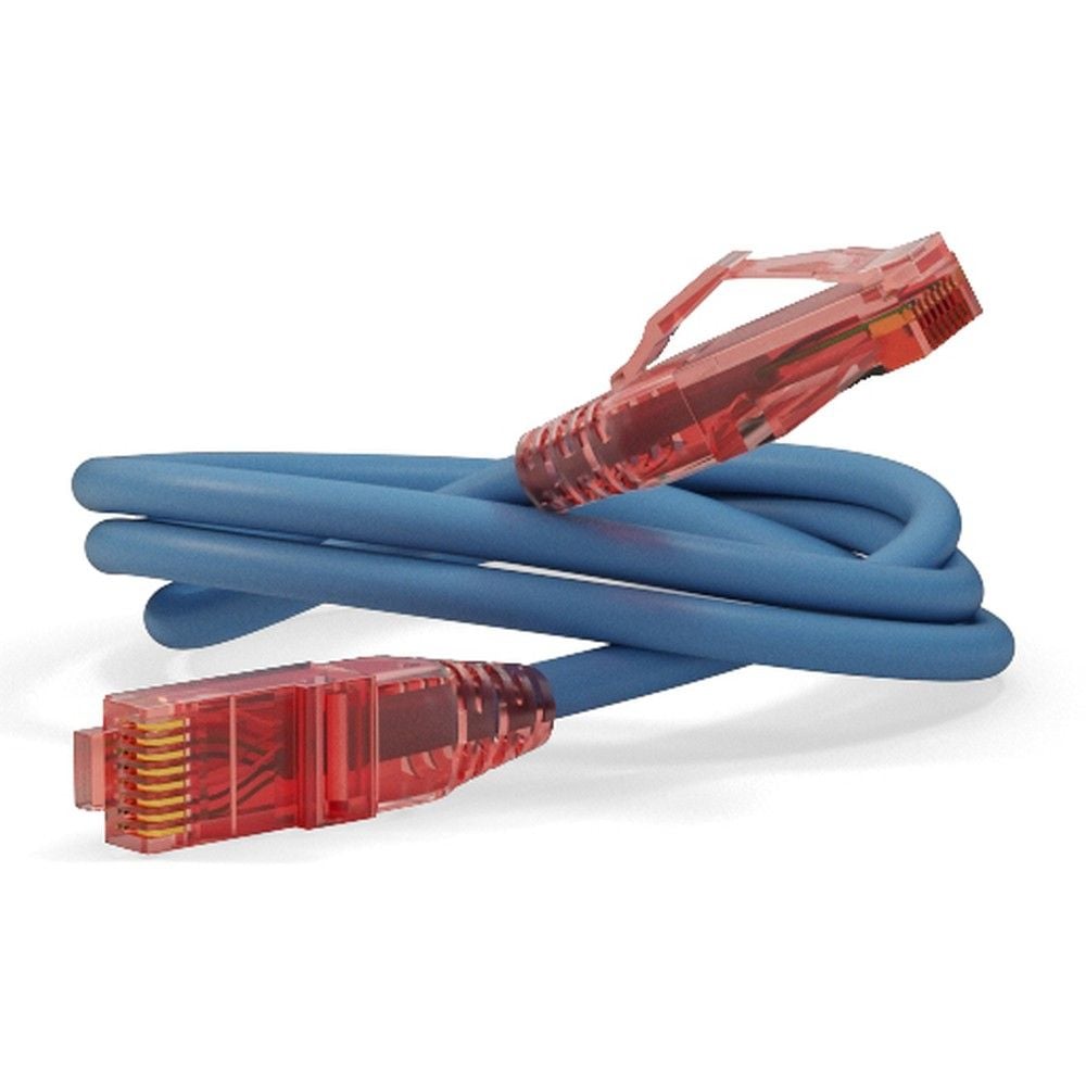 Кабель Hyperline  PC-LPM-UTP-RJ45-RJ45-C5e-1M-LSZH-BL Патч-корд U/UTP, Cat.5е (100% Fluke Component Tested), LSZH, 1 м, синий