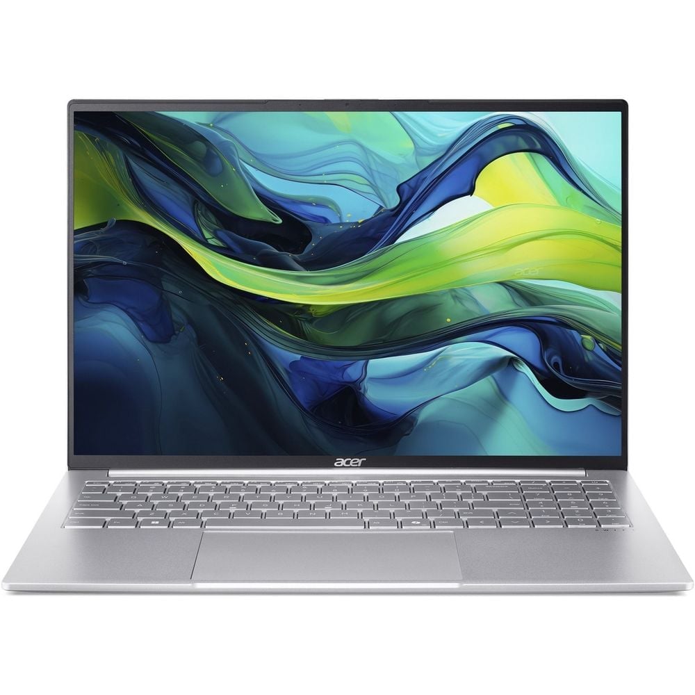 Ноутбук Acer Swift Lite SFL16-51M-54BL 16" WUXGA 1920x1200 Non-glare IPS, 1000:1, 300 nit Intel Core Ultra 5 115U UMA 16 Gb LPDDR5 Memory 512Gb PCIe NVMe SSD Silver FULL METAL BODY KB backlight None (Boot-up only)