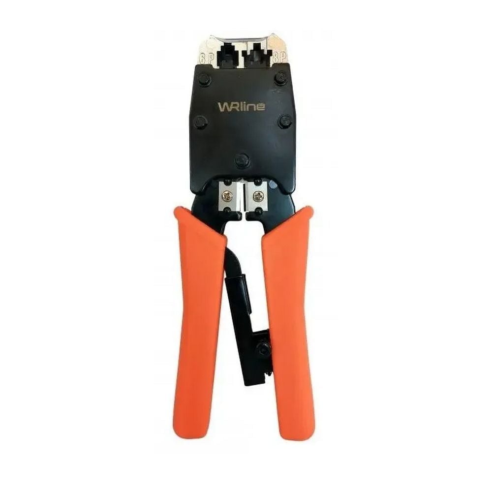 Инструмент обжимной Hyperline WRline WR-500R Кримпер для RJ45/8P8C, RJ12/6P6C и RJ11/6P4C 