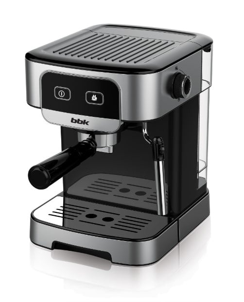 Кофеварка рожковая BBK BCM1500 черный/нержавеющая сталь