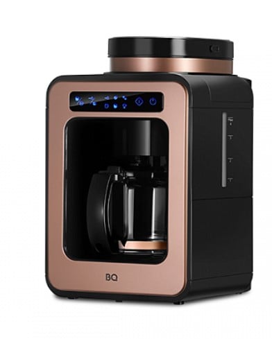 Кофеварка капельная со встроенной кофемолкой BQ CM7000 Розовое Золото-Черный