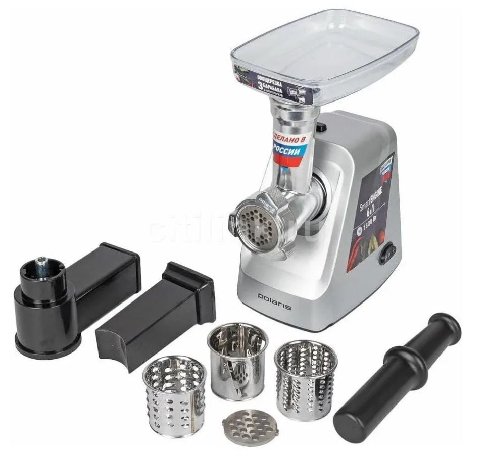 Мясорубка Polaris PMG-1854 RUS графит