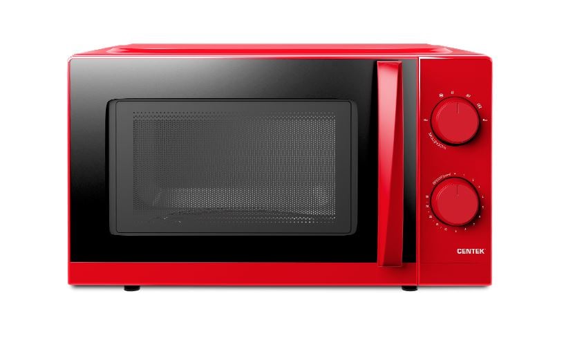 Микроволновая печь Centek CT-1571 (Красный) 700W <20л> открывание дверцы ручкой