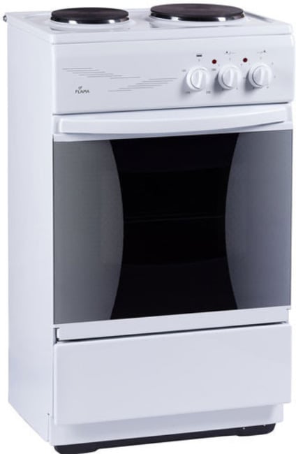 Эл. плита FLAMA CE 3201 W ( 2-х  комф)
