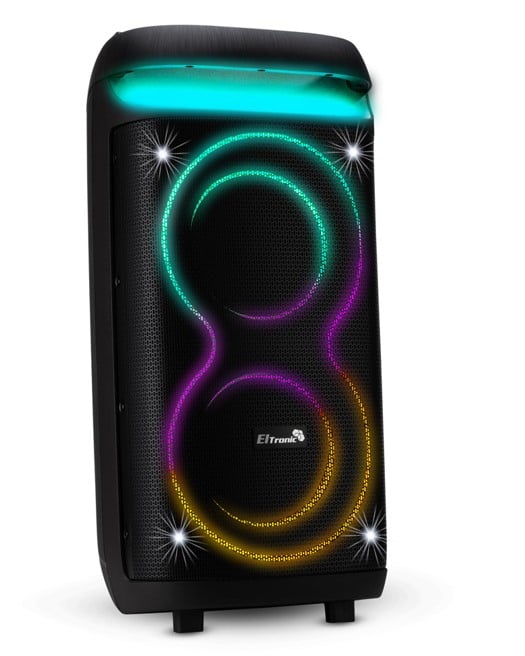 Колонка 08" (30-72 CRAZY BOX 1000) динамик 2шт/8" ELTRONIC с TWS